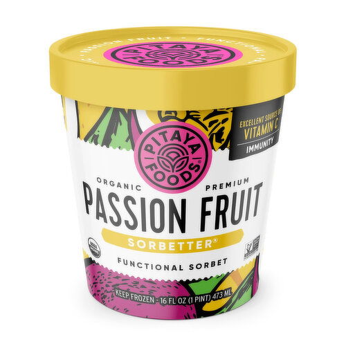 Pitaya Passion Fruit Sorbetter