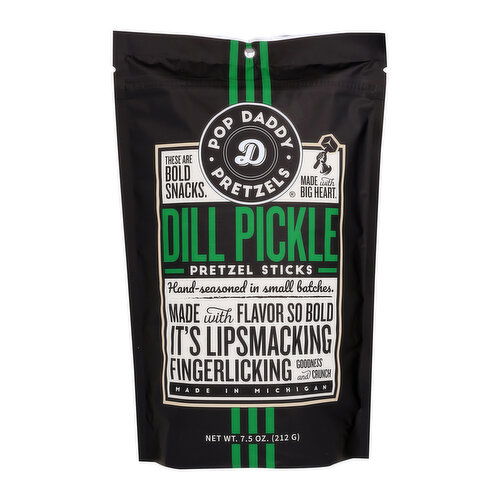 Pop Daddy Dill Pickle Pretzels