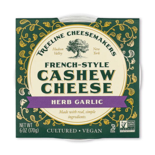 Treeline Herb Garlic Plant-Based French-Style Cheese Alternative