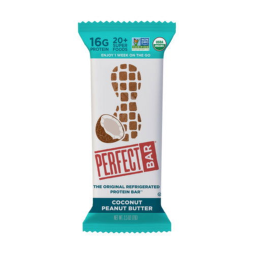 Perfect Bar Original Refrigerated Protein Bar, Coconut Peanut Butter