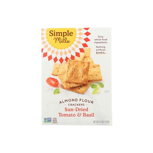 Simple Mills Almond Flour Crackers, Sundried & Tomato Basil