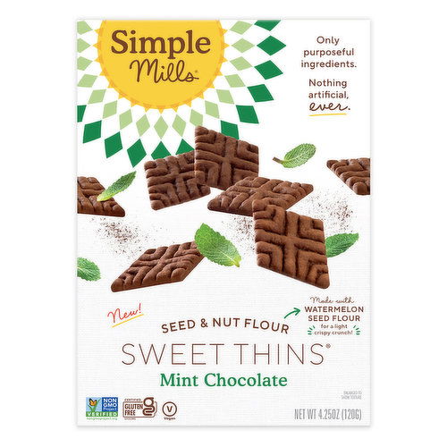 Simple Mills Sweet Thins Chocolate Mint