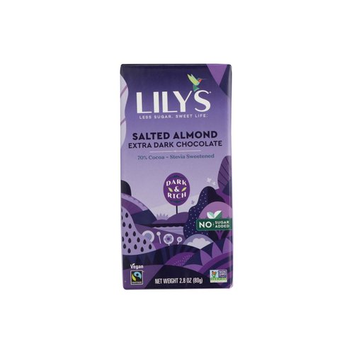 Lily's Dark Chocolate Salted Almond