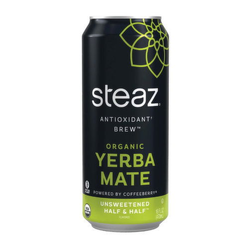 Steaz Yerba Mate Unsweetened Half & Half