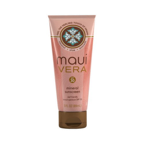 Maui Vera Mineral Sunscreen Spf30