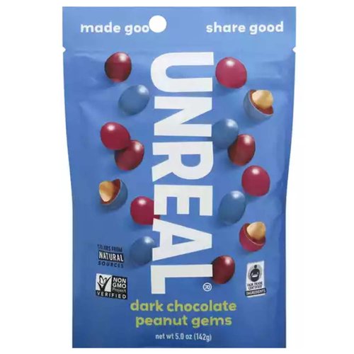 Unreal Peanut Gems Dk Choc