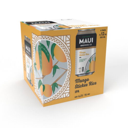 Maui Brewing Mango Sticky Rice IPA (4-pack)