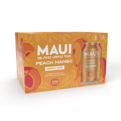 Maui Island Peach Mango Hard Tea (6-pack)
