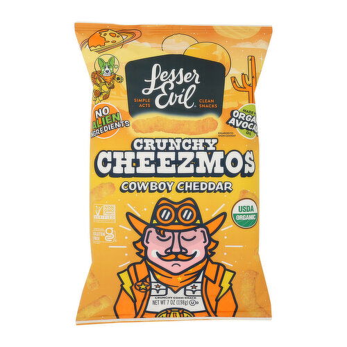 Lesser Evil Cheezmoz Cowboy Cheddar