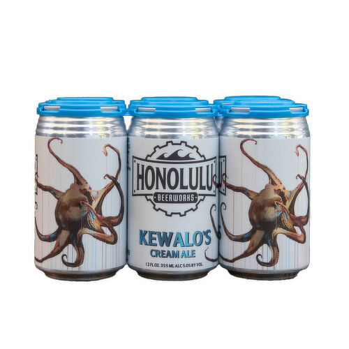 Honolulu Beerworks Kewalo's Cream Ale (6-pack)