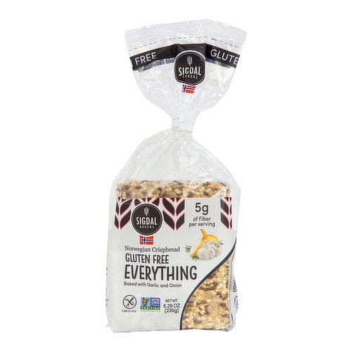 Sigdal Bakeri Crispbread Gluten Free Everything