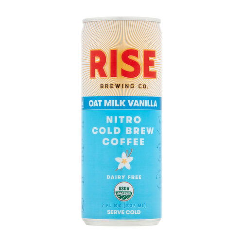 Rise Brewing Co. Oat Milk Vanilla Nitro Cold Brew Coffee
