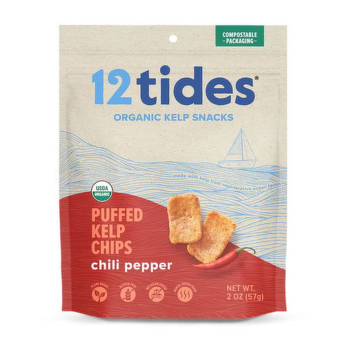 12 Tides Kelp Chips Chili