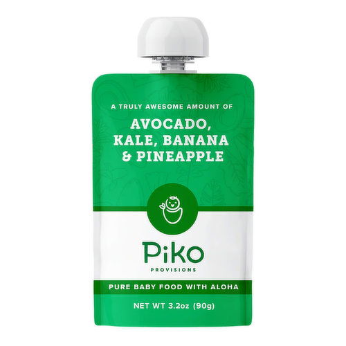 Piko Provisions Avocado Kale Banana Pineapple Baby Food