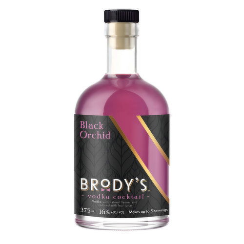 Brody's Black Orchid Vodka Cocktail