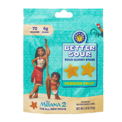 Better Sour Moana Passion Fruit Gummy