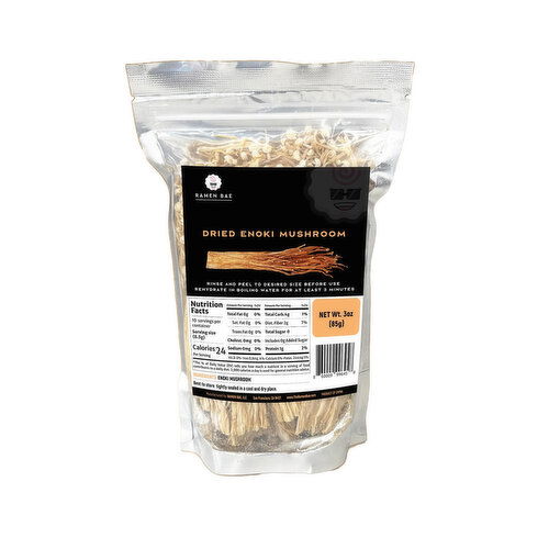Ramen Bae Dried Ramen Topping Enoki Mushroom