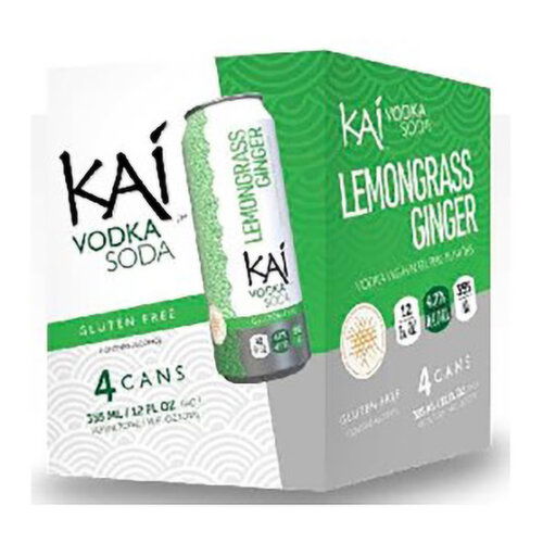 Kai Lemongrass Ginger Vodka Soda (4-pack)