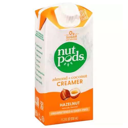 Nutpods Creamer, Hazelnut, Unsweetened