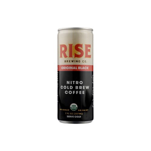 Rise Brewing Co. Nitro Organic Cold Brew Coffee, Original Black