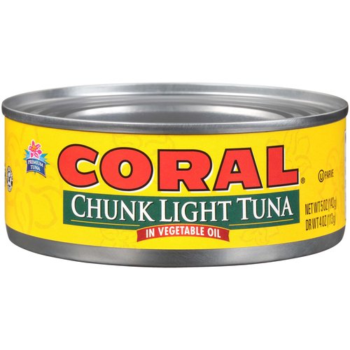 Coral Chunk Light Tuna, Oil