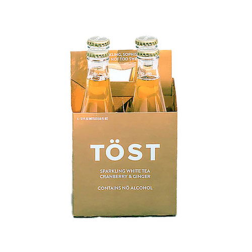 Tost Sparkling White Tea Cranberry Ginger (4-pack)