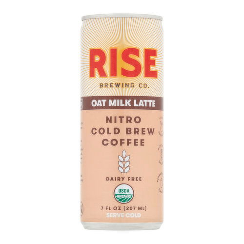 Rise Brewing Co. Oat Milk Latte Nitro Cold Brew Coffee