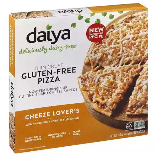 Daiya Gluten-Free Cheese Lover's Pizza, Thin Crust