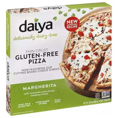 Daiya Thin Crust Pizza, Margherita, Gluten-Free 