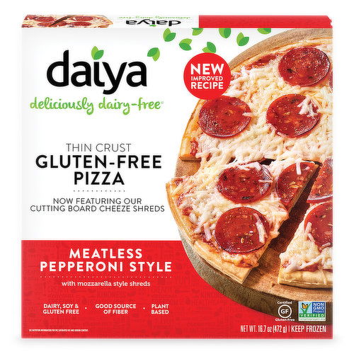 Daiya Gluten Free Meatless Pepperoni Pizza