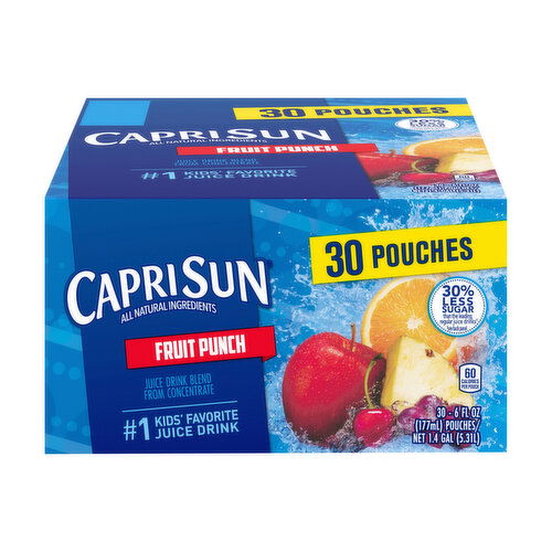 Capri Sun Fruit Punch Juice Drink, 6 fl oz