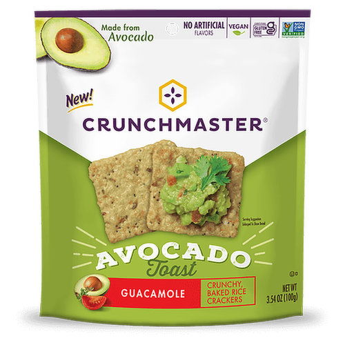 Crunchmaster Avocado Toast Cracker Guacamole