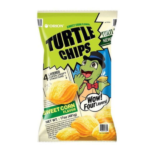 Orion Turtle Chips Sweet Corn