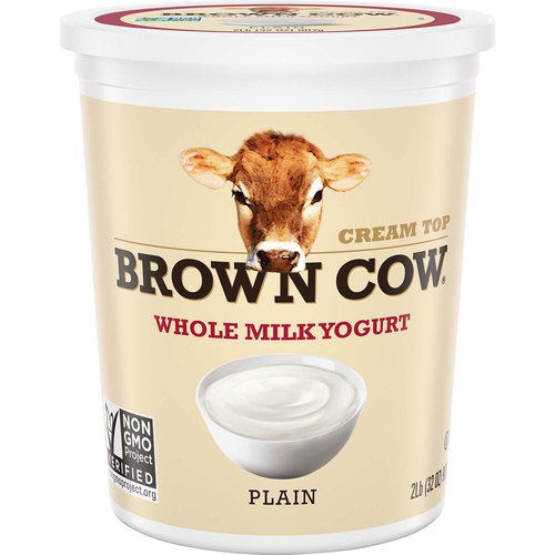 Brown Cow Whole Milk Yogurt, Plain 