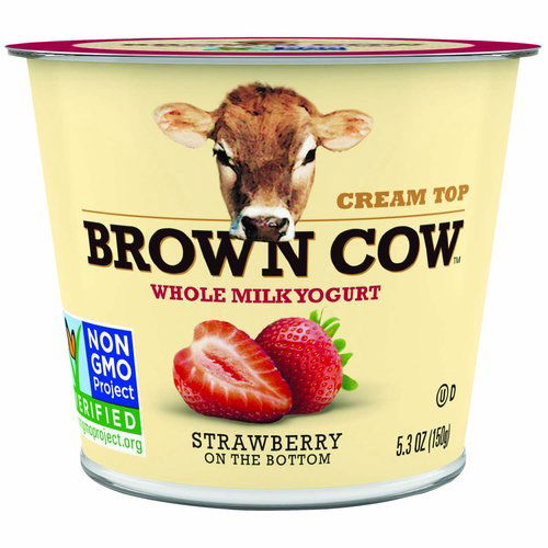 Brown Cow Yogurt, Strawberry