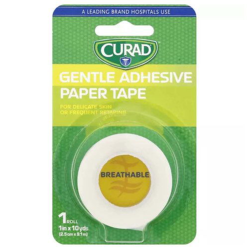 Curad Gentle Paper Tape 10yd