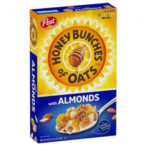 Honey Bunches Of Oats Cereal, Crispy Almonds