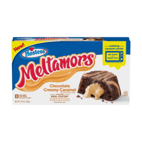 Chocolate Creamy Caramel Meltamors, Melting Caramel Center (8-pack)