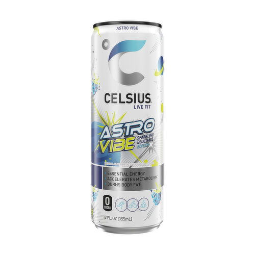 Celsius Live Fit Sparkling Blue Razz Astro Vibe