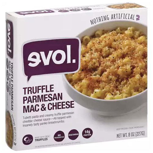 Evol Mac & Cheese, Parmesan Truffle