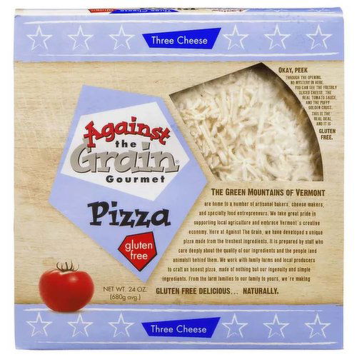 Against the Grain Gourmet Gluten Free Three Cheese Pizza