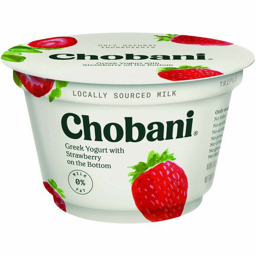 Chobani Greek Non Fat Yogurt, Strawberry 