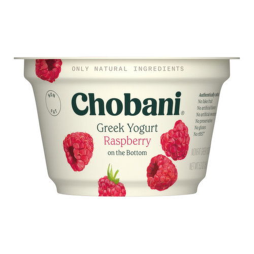 Chobani Greek Yogurt, Raspberry 