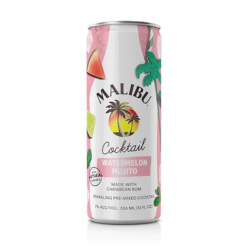 Malibu Cocktail Watermelon Mojito (Single Can)