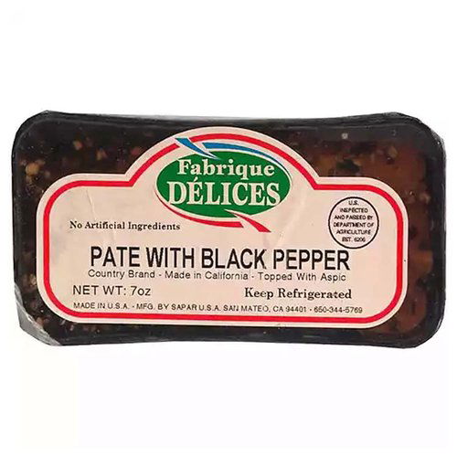 Fabrique Delices Black Pepper Pate