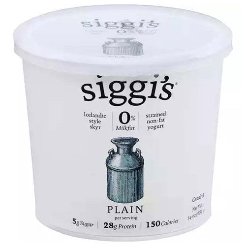 Siggi's Yogurt, Plain, 0% Milkfat
