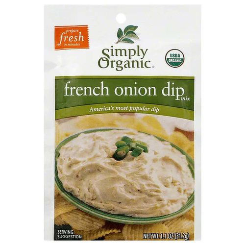 Simply Organic Certified Organic French Onion Dip Mix