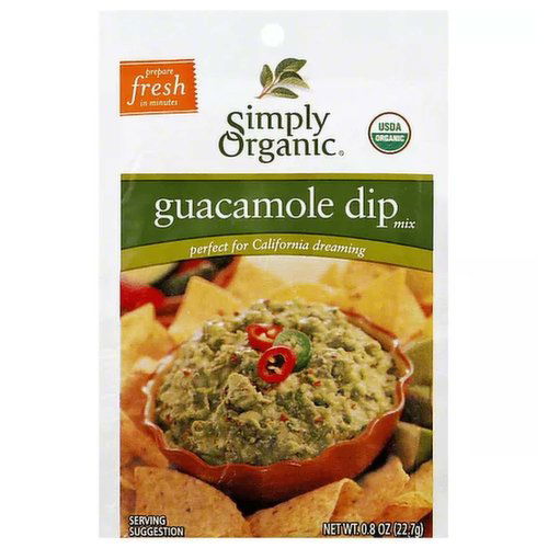 Simply Organic Guacamole Dip Mix