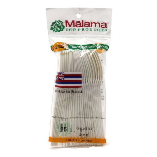Malama Eco Compostable Spoons