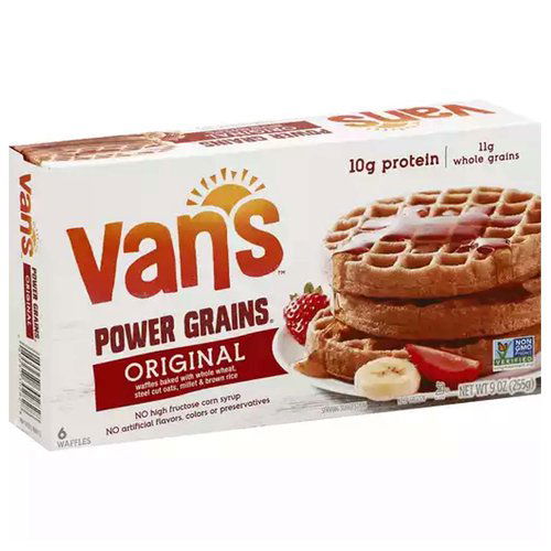Van's Power Grains Waffles, Original